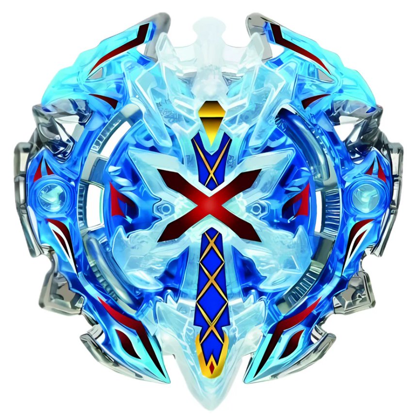 Beyblade B-67 BLUE Xeno Xcalibur - Knock-Out and Burst Attack  Semut Beyblade