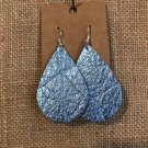 Frost blue large teardrop