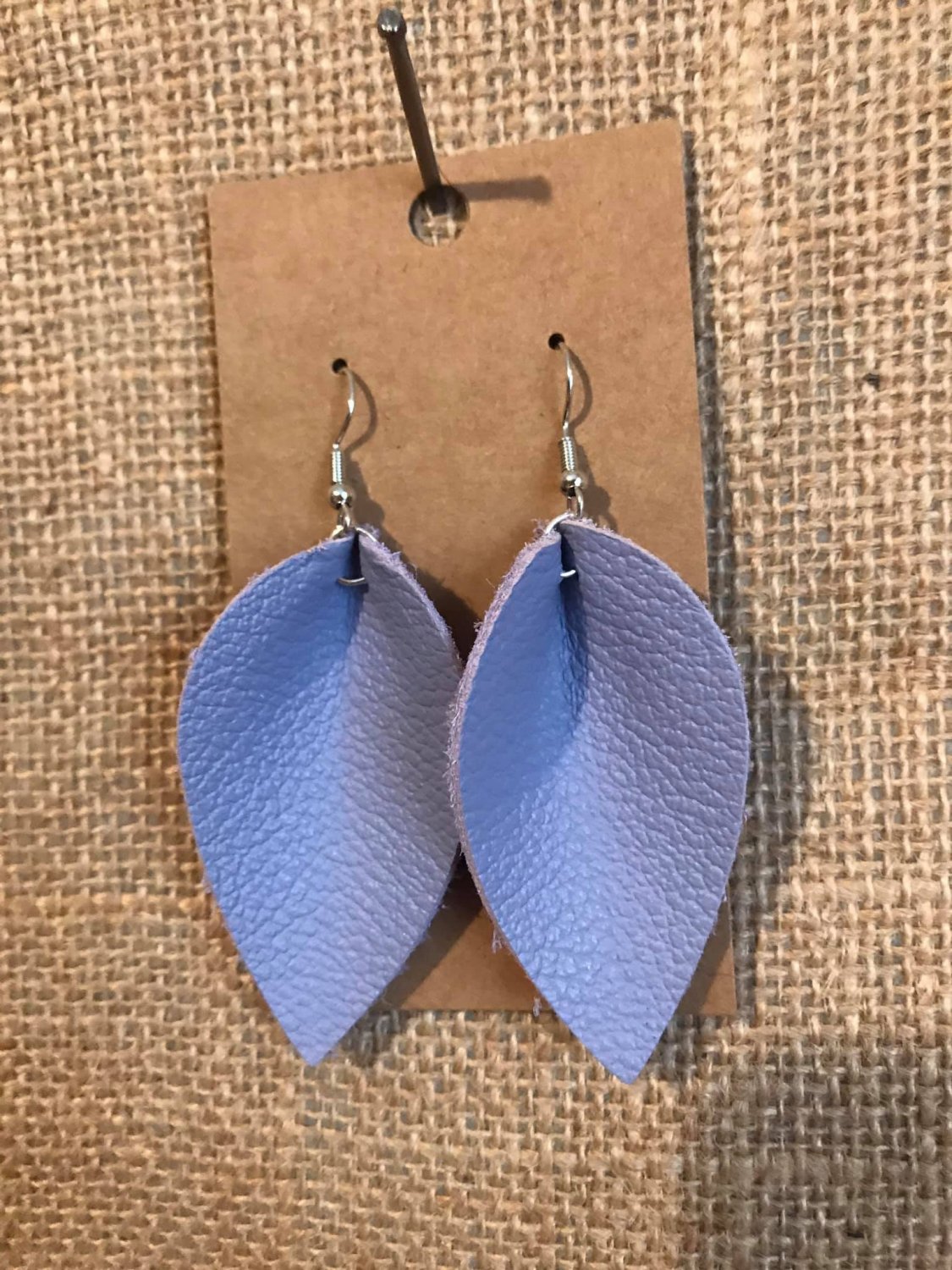Large teardrop pinched lavender