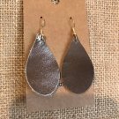 Small black/gold teardrop