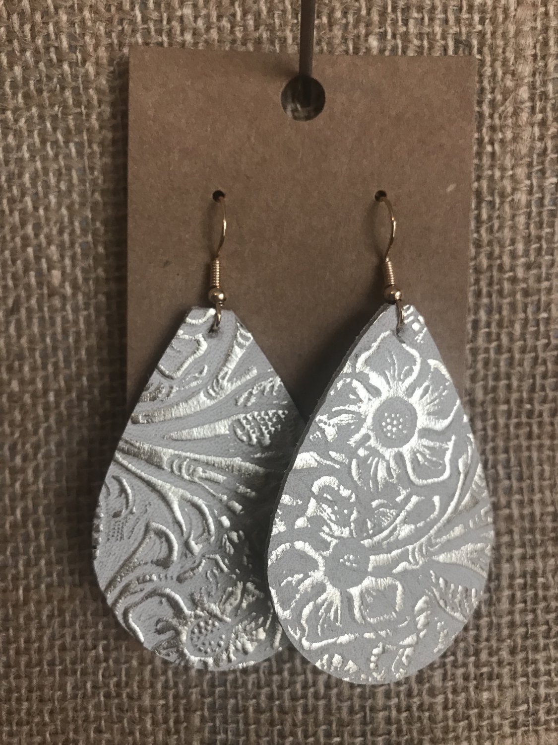 Large teardrop gold tapestry