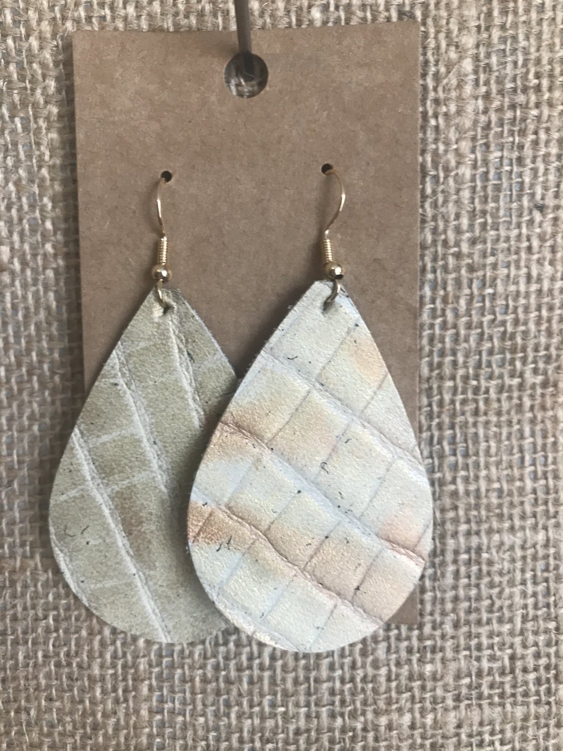 Tan and brown marble