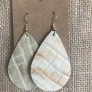 Tan and brown marble