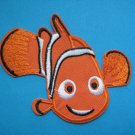 Iron-on Sew-on embroidered iron-on patch Nemo clownfish 3.75 inch