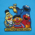 Iron-on Sew-on embroidered iron-on patch Sesame Street friends 4 inch