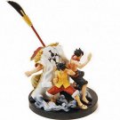One Piece Cup Noodle Luffy Ace Edward Figure Collection Full Set of 3