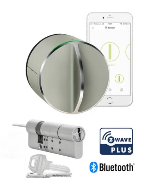 DANALOCK - Doorlock V3, Bluetooth&ZWave with Extendable cylinder