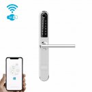 iNOVO SV31B Bluetooth PIN&Fingerprint Smart Door Lock Silver+ Wi-Fi