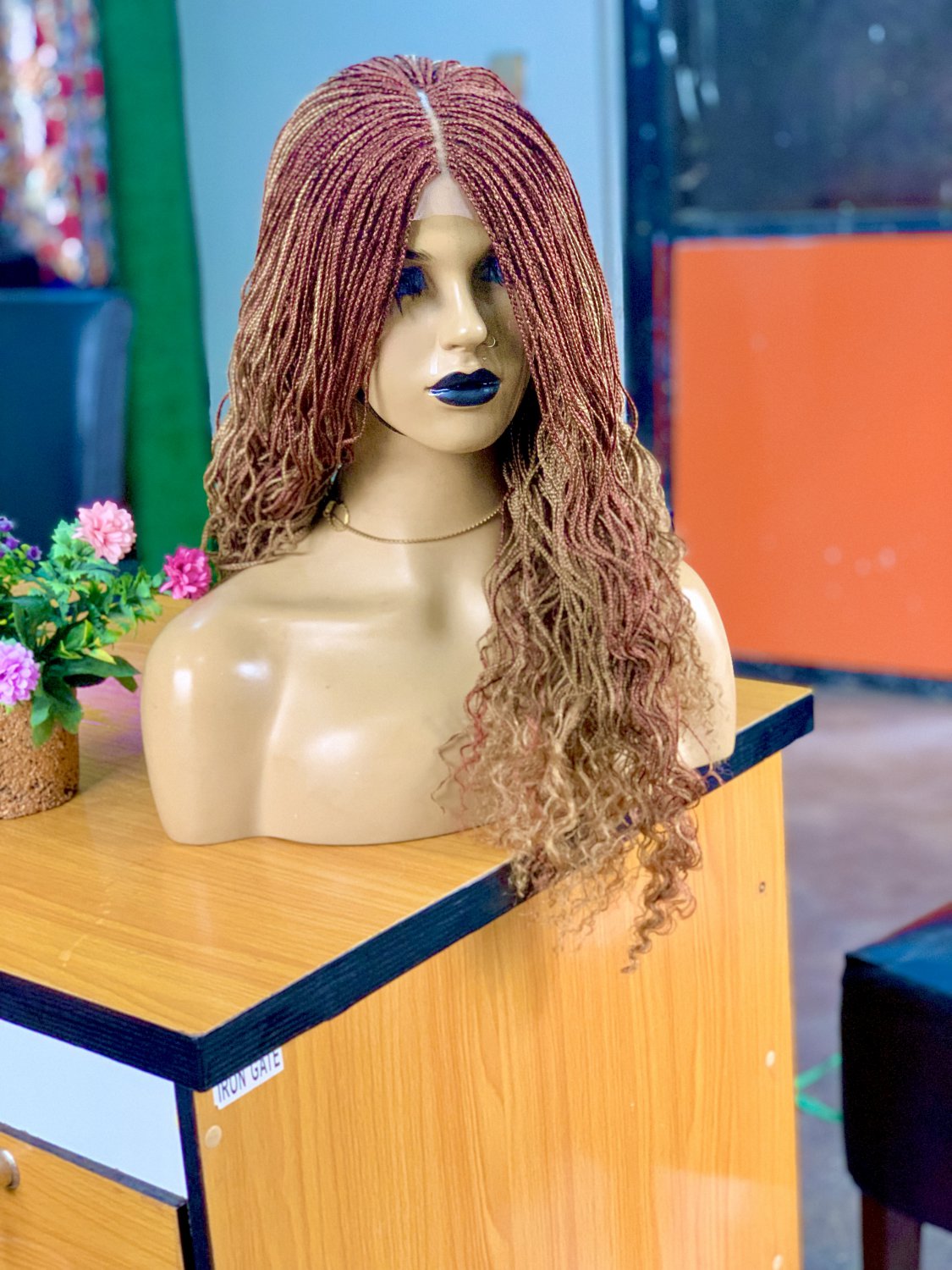 Micro braids wig