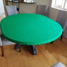 FELT POKER TABLE COVER FOR OVAL OR ROUND TABLES WITH LEAF