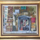 VINTAGE RODOLFO MARMA FIRENZE ABSTRACT PAINTING OIL ON CANVAS ITALIAN SIGNED