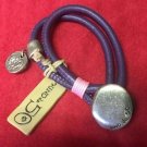 Uno De 50 Purple Leather Silver Charm Women Bracelet