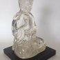 VINTAGE LUCITE SITTING BUDDHA STATUE FIGURINE SCULPTURE FINE ART