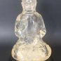 VINTAGE LUCITE SITTING BUDDHA STATUE FIGURINE SCULPTURE FINE ART