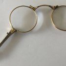 ANTIQUE LORGNETTES ENAMEL GOLD FILLED ART DECO FRANCE