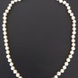 VINTAGE WOMEN NECKLACE NATURAL PEARLS 14K YELLOW GOLD CLASP