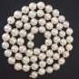 VINTAGE WOMEN NECKLACE NATURAL PEARLS 14K YELLOW GOLD CLASP