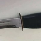 ANTIQUE WWII HUNTING KNIFE GLOBEMASTER FIXED BLADE LEATHER SHEATH -JAPAN
