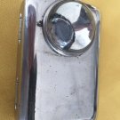 VINTAGE FLASHLIGHT COLLECTIBLE BATTERY STAINLESS STEEL 1950s
