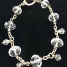 VINTAGE SWAROVSKI CRYSTAL BEADS WOMEN BRACELET STERLING SILVER 925