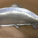 Antique Fish Plater Metal Nautical Art Artist Marine Signed Wall Hanging