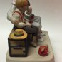 VINTAGE CLOWN MUSIC BOX FIGURINE THE RUNAWAY ’85 NORMAN ROCKWELL