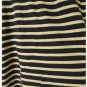Ralph Lauren Blue and White Striped T-Shirt - Women's Size L, Short Sleeve