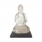Vintage Lucite Sitting Buddha Statue &acirc;�� Elegance in Translucent Sculpture