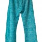 Mayfair Turquoise Blue Shell Women's Sleep Pajama Pants Size M