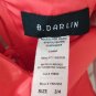 B. Darlin Silk Red Cocktail Party Mini Dress backless - Women's Size 3/4" nwt