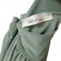 Win Win Apparel Olive Green Wrap Midi Skirt (Size S)