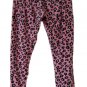 Pink and Black Leopard Girls Leggings - Size 14/16