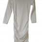 White Long Sleeve A-Line Women's Mini Dress Size S nwt
