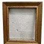 Vintage Beige Gold Guilted Wood Frame for Canvas Painting 32 in x 27 in