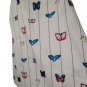 White Butterflies Maxi Dress with Pockets Size L
