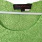 Pleats Collection Women's Light Green Tank Top Sleeveless T-shirt Size L