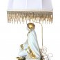 Vintage Harlequin Table Lamp – Capodimonte, Limoges Swarovski and 24K Gold