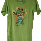Fruit of the Loom Cotton Kids T-shirt Size 14/16 Green Short Sleeves Frog Fruit of the Loom Cotton Kids T-shirt Size 14/16 Green Short Sleeves Frog