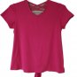 Extremely Me Girls' Dark Pink T-Shirt with White Flower Detail - Size 14/16 (XL)