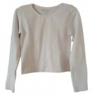 Bella Seamless White Long Sleeve Sweater Crew Neck Blouse - Women's Size L" nwt