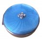 Fabergé Russian Blue Guilloché Antique Pill Box Rose Cut Diamonds & 84 Silver