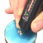 Fabergé Russian Blue Guilloché Antique Pill Box Rose Cut Diamonds & 84 Silver
