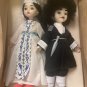 Georgian Dolls in box Bride And Groom Couple