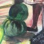 Haitian Art "Marketplace" DL Milles Painting - Oil on Canvas Signed