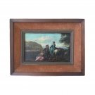 Antique Dutch Painting Oil On Canvas Ladies Fine Art 18th Century Framed Antique Dutch Painting Oil On Canvas Ladies Fine Art 18th Century Framed