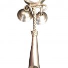 Antique Baby Rattle Whistle Bells Sterling Silver Victorian