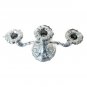 Antique Sterling Silver Candelabras Pair Candle Holders Art Nouveau