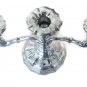 Antique Sterling Silver Candelabras Pair Candle Holders Art Nouveau