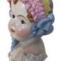 Antique Baby Girl Bust Figurine Sculpture Carl Thieme Dresden Porcelqin 19c Art