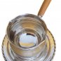 Antique Silver Flutes Sauce Boat Under Plate Towle Sterling Silver 172/140
